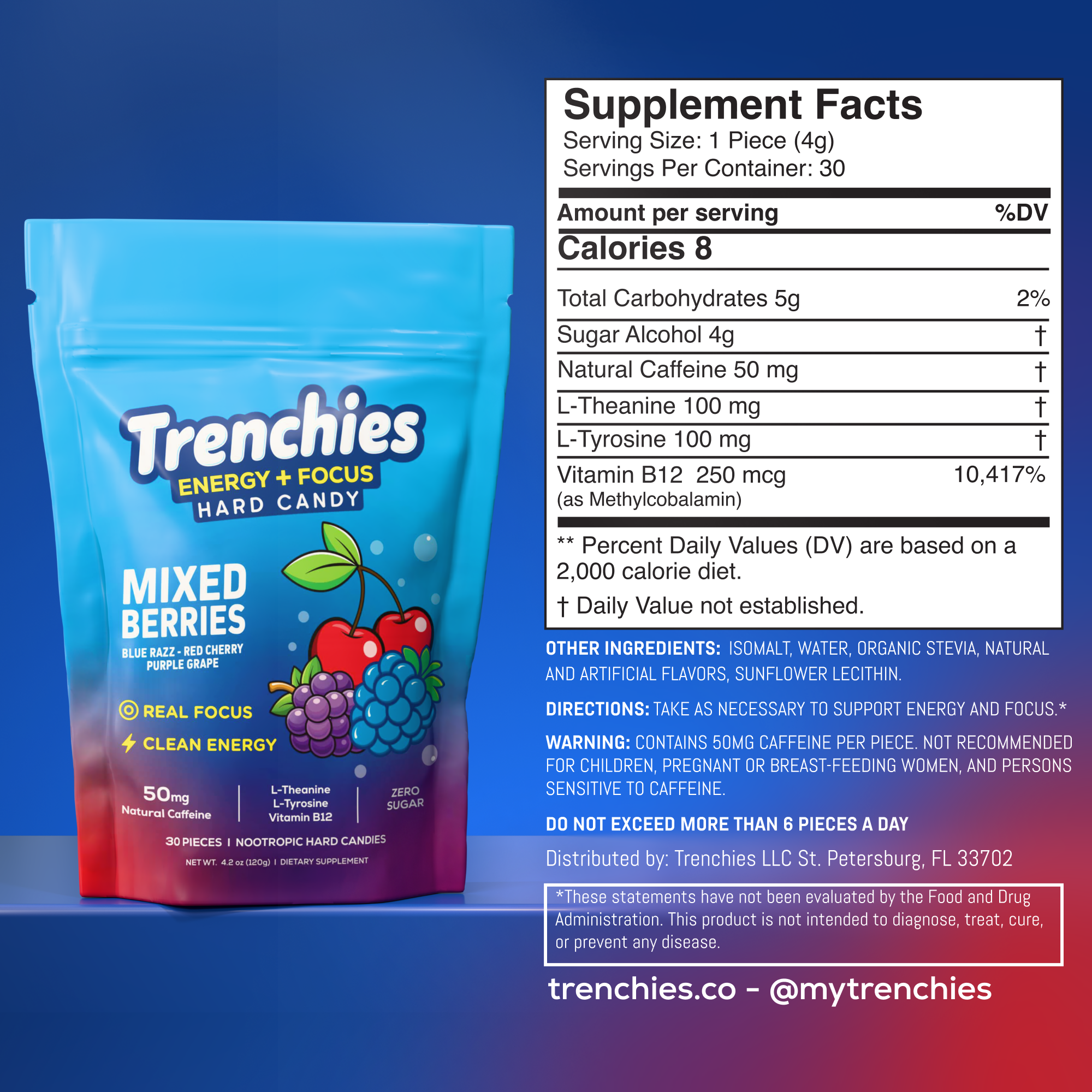 Energy & Focus Hard Candy