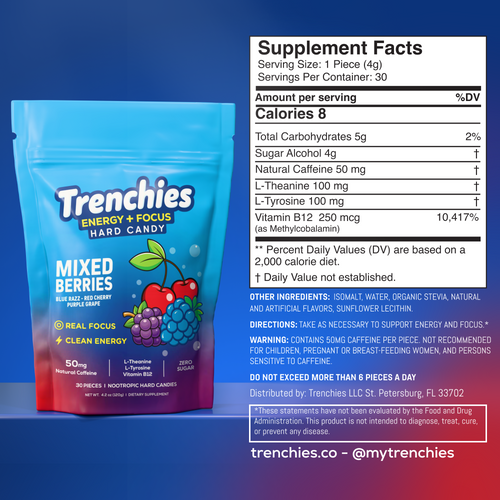 Energy & Focus Hard Candy